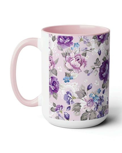 Elegant Duo: Maison Two-Tone Ceramic Coffee Cups