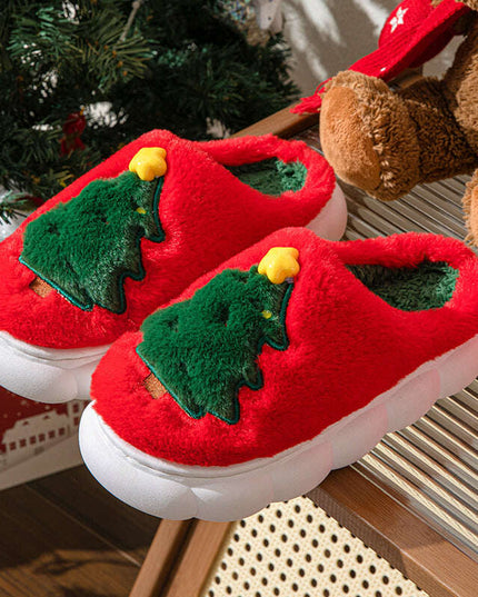 Christmas Tree Women's Home Slippers