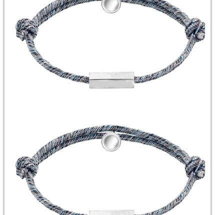 Peekaboo Studio Customized Stainless Steel Couples Name Bracelet