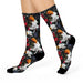 Plush Sole Cozy Plaid Crew Socks - Fashionable Universal Fit