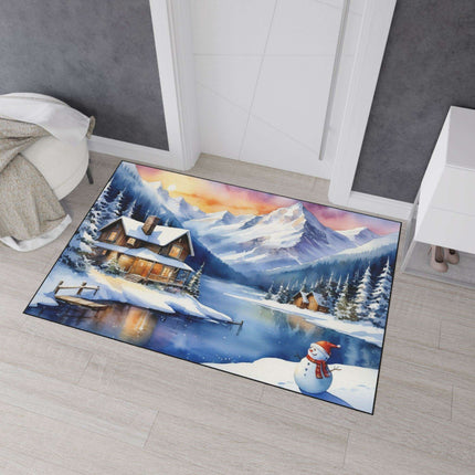 Personalized Luxury Polyester Area Rug with Anti-Slip Backing