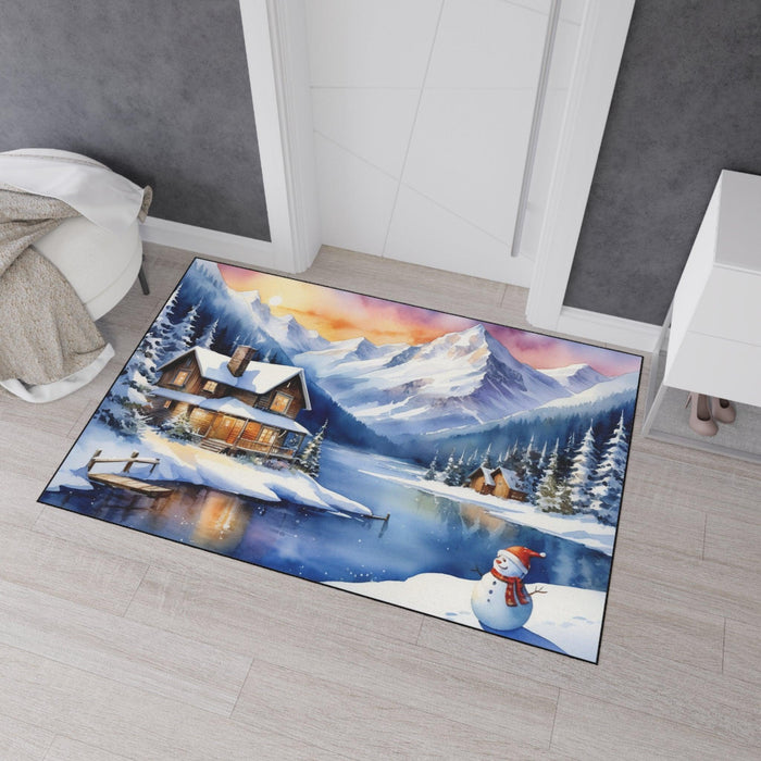 Customized Home Rug with Anti-Slip Backing - Premium Polyester Construction