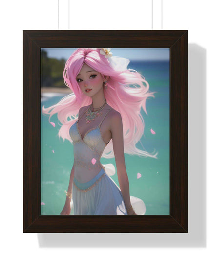Eco-Conscious Mermaid Art Set with Sustainable Framing