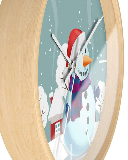 Elegant Wooden Framed Wall Clock - A Perfect Addition to Upscale Decor