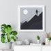 Moonlit Sanctuary Eco-Framed Poster for Stylish Home Decor
