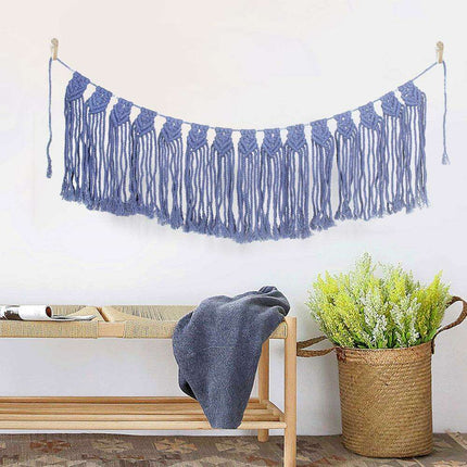 Bohemian Cotton Woven Wall Hanging: Chic Home Accent for Stylish Interiors