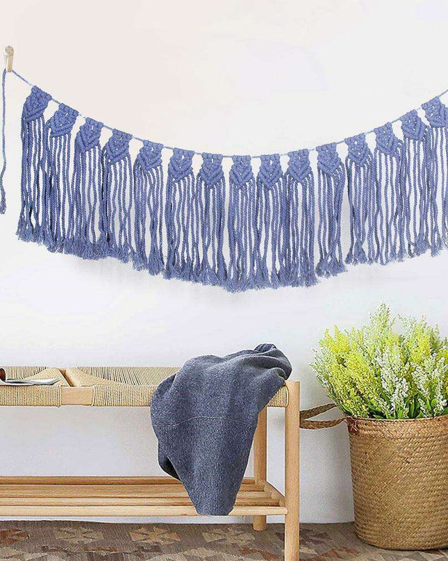 Bohemian Cotton Woven Wall Hanging: Chic Home Accent for Stylish Interiors