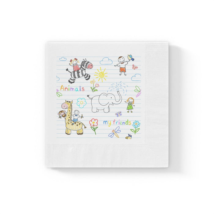 Elegant White Coined Napkins for Exquisite Gatherings