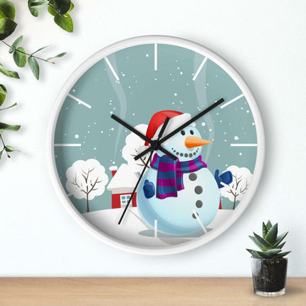 Elegant Wooden Framed Wall Clock - A Perfect Addition to Upscale Decor