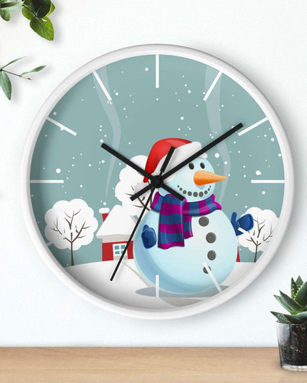 Elegant Wooden Framed Wall Clock - A Perfect Addition to Upscale Decor