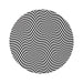 Chic Round Chenille Area Rug - Luxurious 60" Checked Design