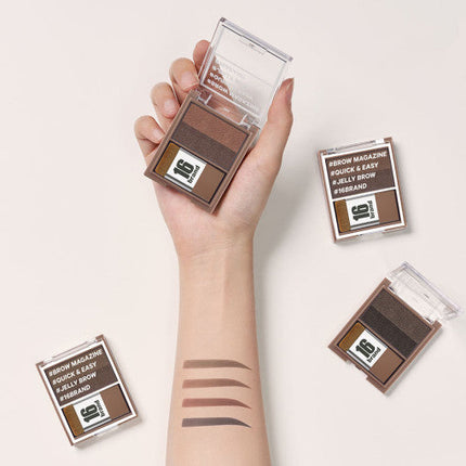 16BRAND 16 Brow Magazine Eyebrow (3colors) - Très Elite