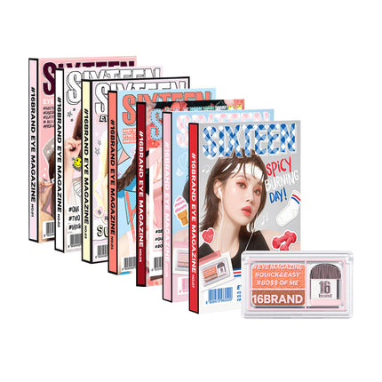 16BRAND Sixteen Eye Magazine (7colors). Eye Shadows 16brand-sixteen-eye-magazine-7colors Beauty & Personal Care›Makeup›Eyes›Eyeshadow