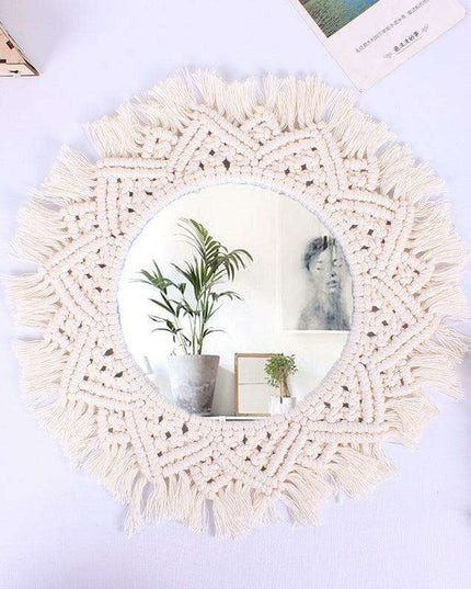 Nordic Chic: Artisan-Made Geometric Acrylic Vanity Mirror