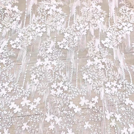 Peekaboo Studio Lace Organza Tablecloth with High-Grade Embroidery