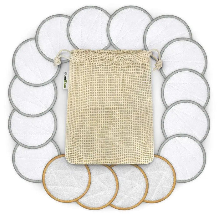 Eco-Friendly Velvet & Bamboo Charcoal Makeup Remover Pads Set