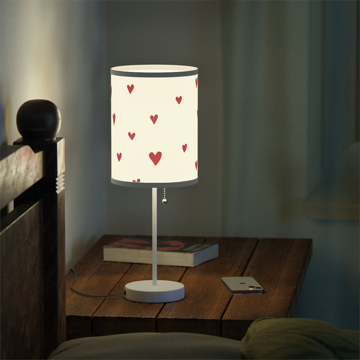 Elite Steel Base Table Lamp with Customizable High-Res Printed Shade - Personalized Elegance