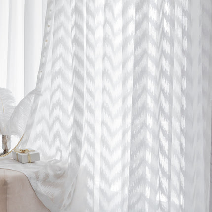 Peekaboo Studio Simple Pure Color Bedroom Curtain - Light-Filtering De