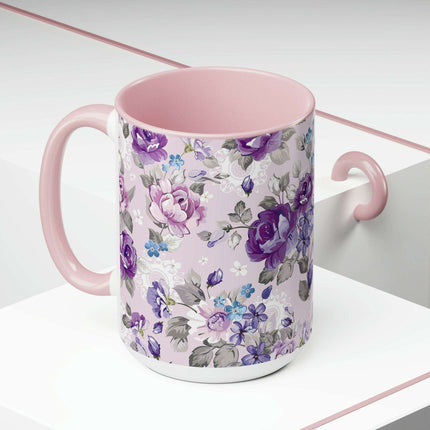 Elegant Duo: Maison Two-Tone Ceramic Coffee Cups