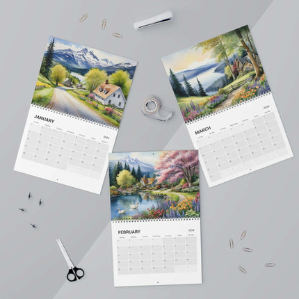 2024 Luxe Artistic Wall Calendar - Signature Collection