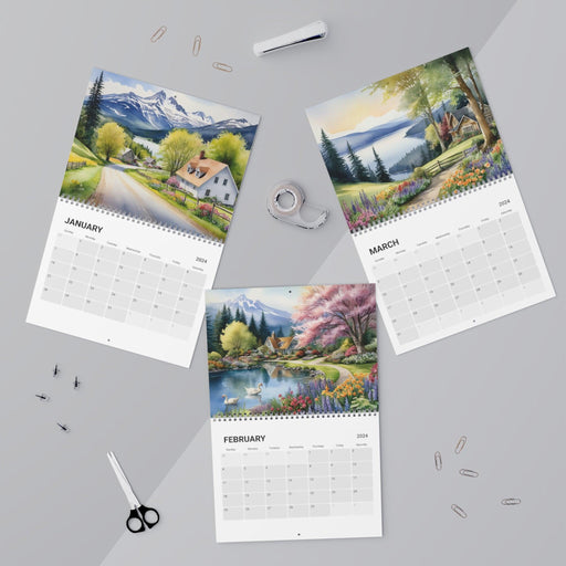 Elite Artistry 2024 Wall Calendar - Premium Large Image Calendar