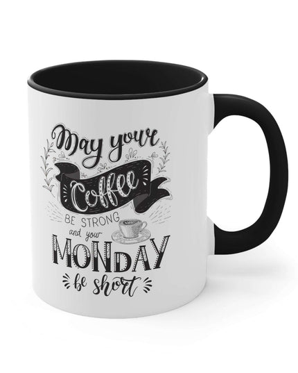 Vibrant Interior Two-Tone 11oz Custom Ceramic Coffee Mug