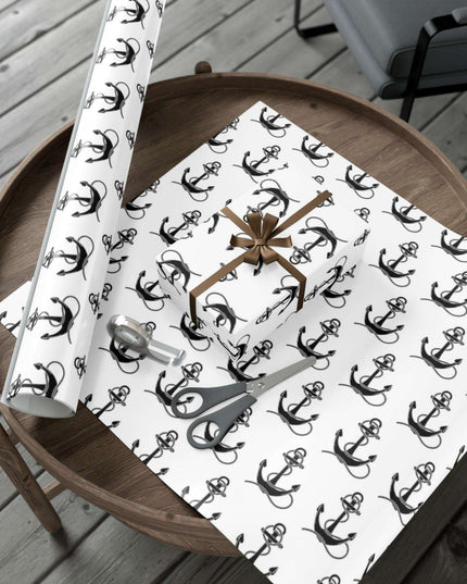 Artisan Anchor Gift Wrap Paper for Premium Gift Presentation