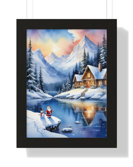 Sustainable Elegance: Eco-Friendly Fantasy Christmas Vertical Wall Art