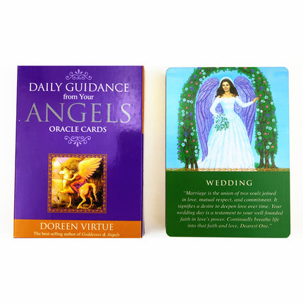 English Version Tarot Cards Set 10.5x7.5cm Color Box