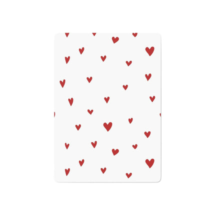Love-Filled Heart Playing Cards for Enchanting Valentine's Game Nights