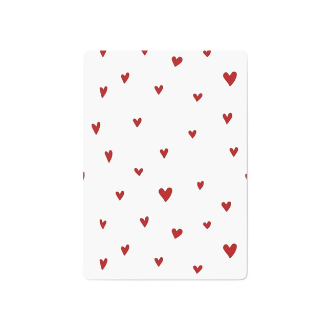 Love-Filled Heart Playing Cards for Enchanting Valentine's Game Nights