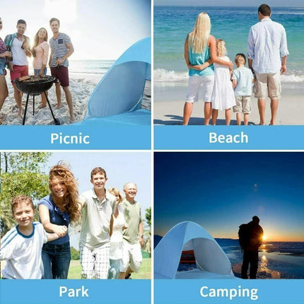 Peekaboo Studio UV-Resistant Waterproof Pop-Up Beach Tent for Camping
