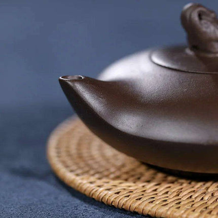 170ml Authentic Artisan Purple Clay Teapot - Timeless Elegance for Authentic Tea Experience - Très Elite