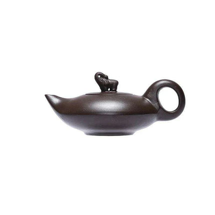 170ml Authentic Artisan Purple Clay Teapot - Timeless Elegance for Authentic Tea Experience - Très Elite