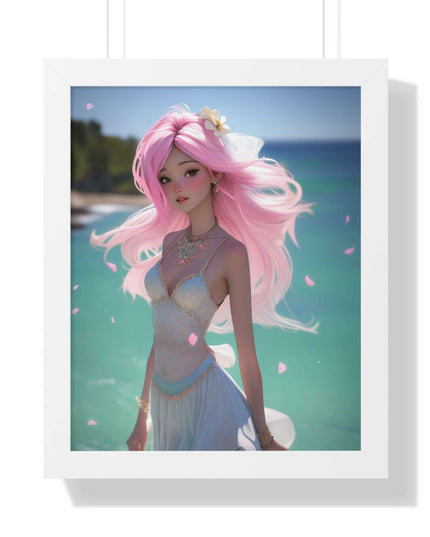 Eco-Conscious Mermaid Art Set with Sustainable Framing