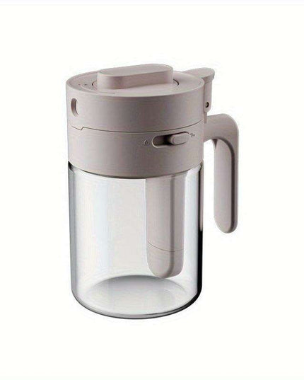 Stylish 2-in-1 Glass Spice Jar Set with Spoon Compartment, Dual-Function Condiment Organizer for Kitchen