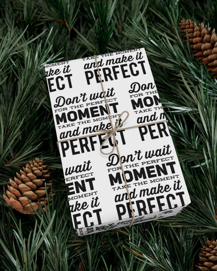 Elegant Customizable Gift Wrap with Inspirational Quotes: Redefine Your Gifting Experience