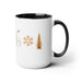 Elite Enigma Collection Dual-Tone Coffee Mugs - Luxurious Morning Indulgence