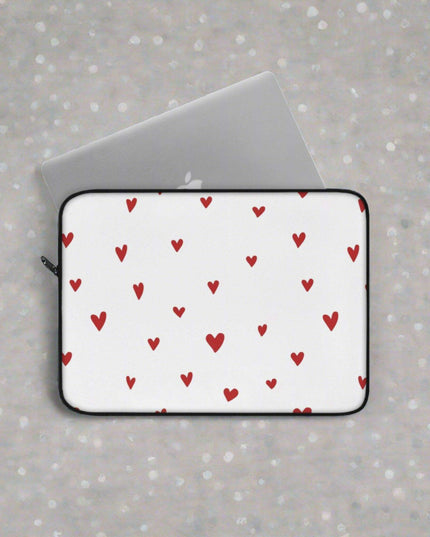 Stylish Dots: Sophisticated Laptop Case with Peekaboo Feature