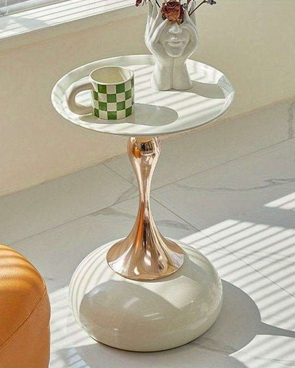 Stylish All-Weather Coffee Table with Sturdy Metal Frame - No Assembly Needed