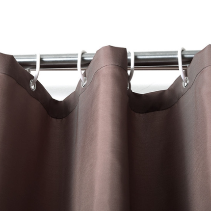 Peekaboo Studio Waterproof Punch-Free Shower Curtain with Shading Desi