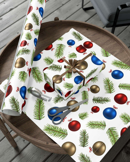 Elegant 3D Holiday Gift Wrapping Paper Set - Premium Quality, USA Crafted