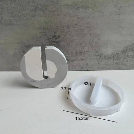 Hexagonal Round U Shaped Silicone Test Tube Vase Mold for Flower Arrangements