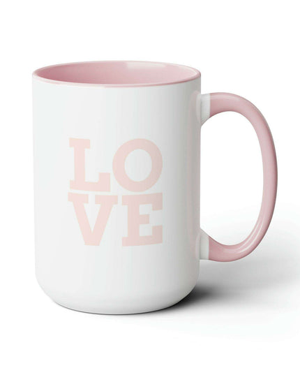 Opulent Enigma LOVE Ceramic Coffee Mugs Set - Luxurious 15oz Cups for Coffee Aficionados