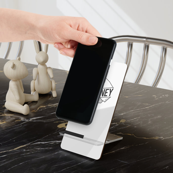 Peekaboo Abstract Geometric Smartphone Display Stand: Enhance Your Mobile Experience