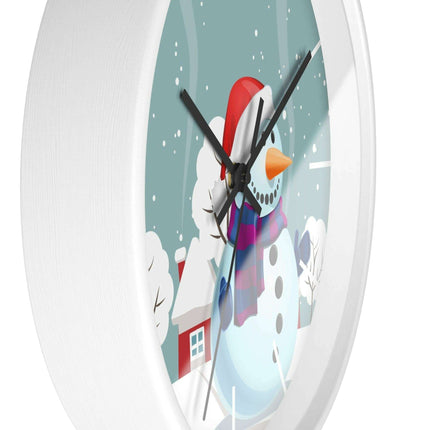 Elegant Wooden Framed Wall Clock - A Perfect Addition to Upscale Decor