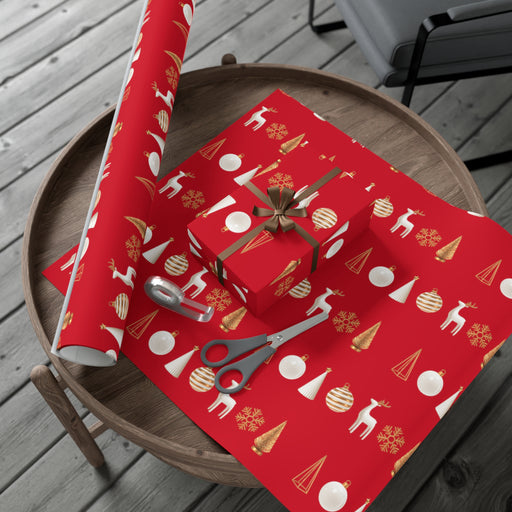 Christmas Chess Luxe 3D Gift Wrap - Eco-Friendly Sustainable Choice