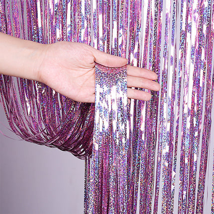 Atmosphere decorate the curtain