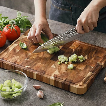 Acacia Mangium Wood Cutting Board 350x250x26 mm Thick Kitchen Board