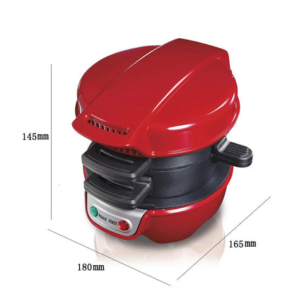 Peekaboo Studio 110V Hamburger Maker & Egg Toaster - Non-Stick Plates